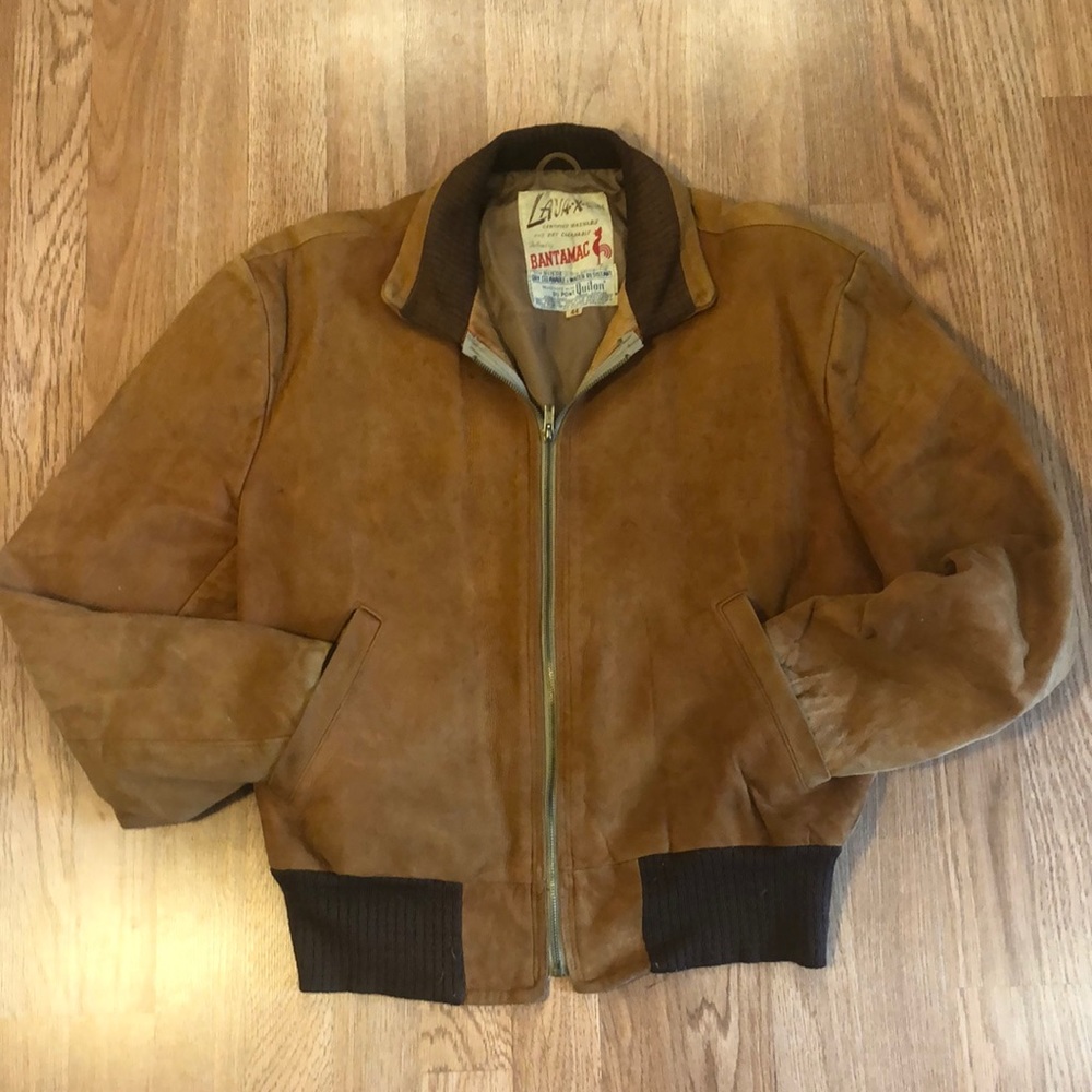True Vintage - 1960s Suede Bomber Jacket